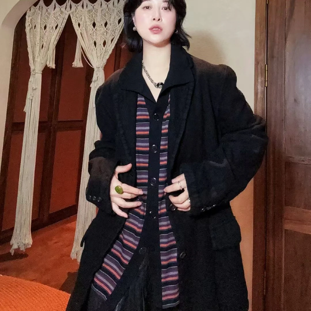 cdg/黑色西装外套