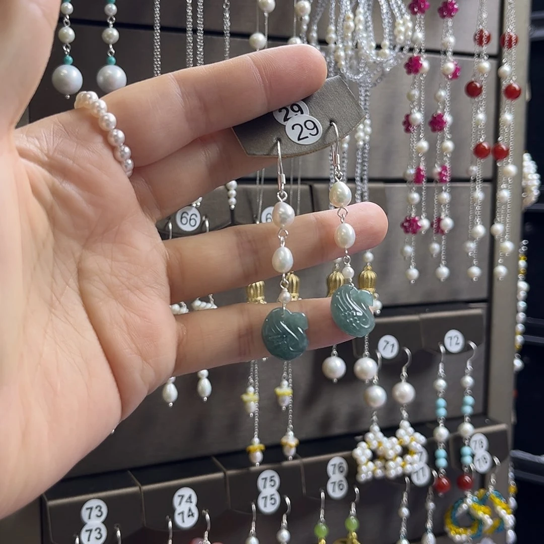 925银博雅手作S925纯银耳饰