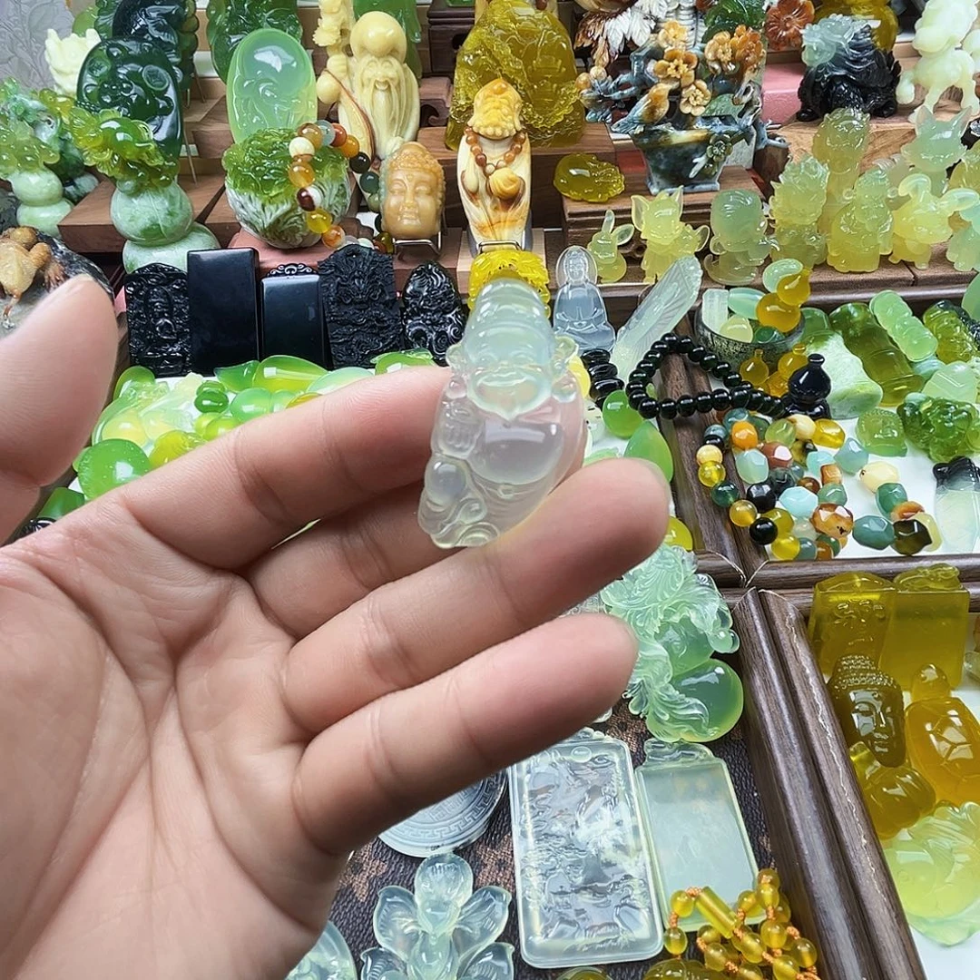 岫玉未镶嵌吊坠(不含链)