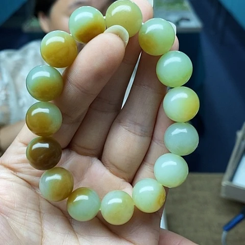 和田玉未镶嵌手链114
