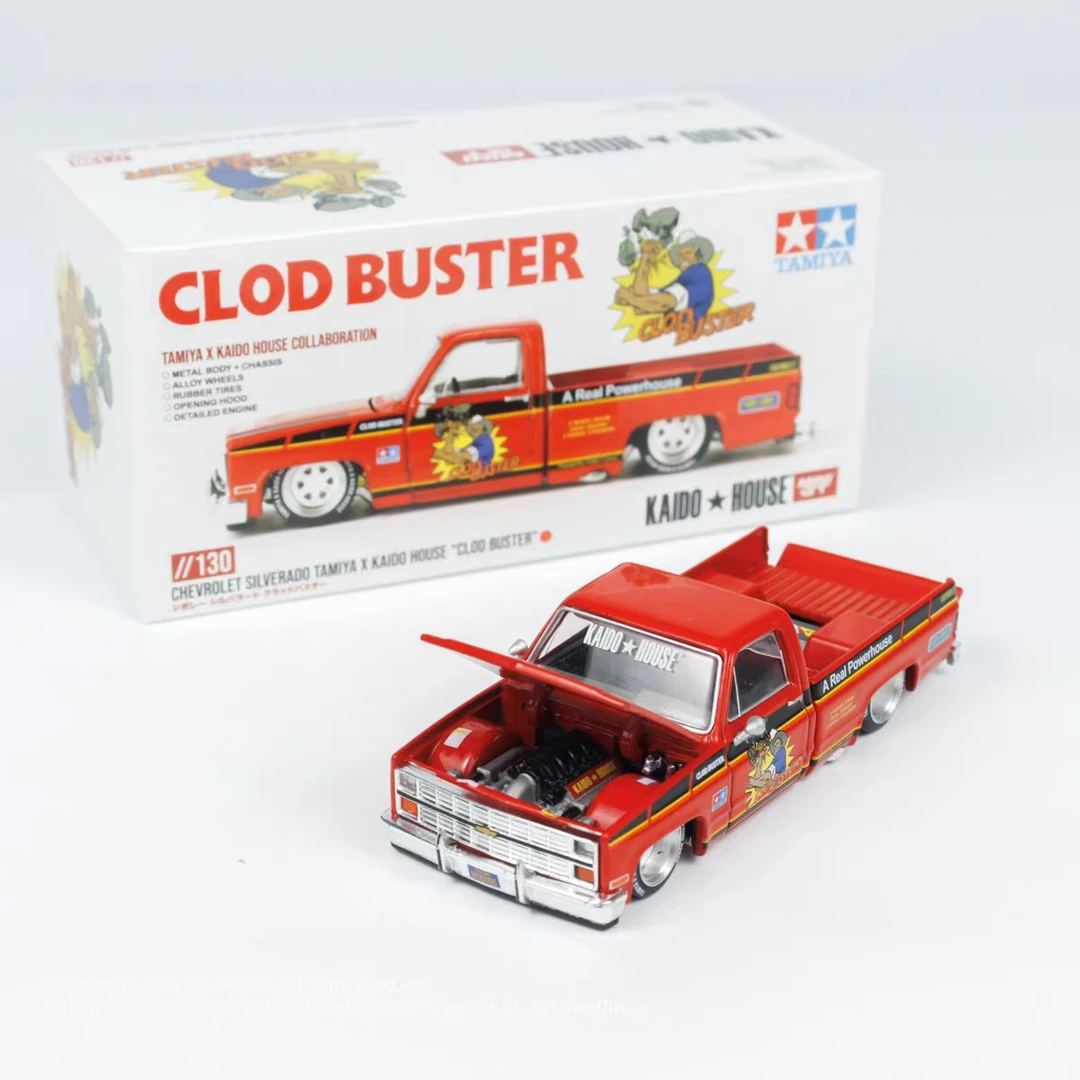 MINI GT 1:64田宫KAIDO House雪佛兰SILVERADO皮卡汽车模型#130