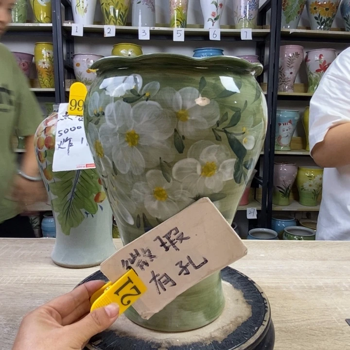 景德镇高温陶瓷花盆