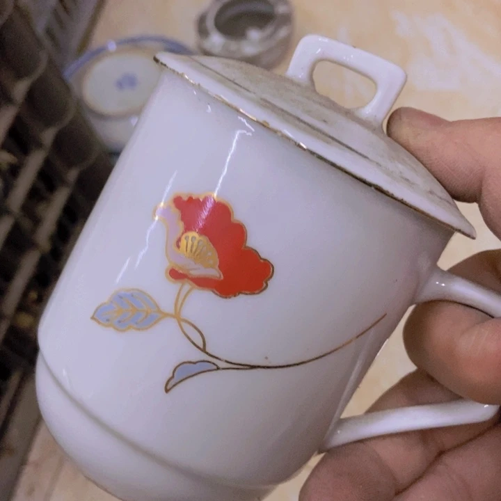 陶景德镇瓷器办公杯12355