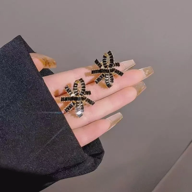 铜合金耳饰 小香风复古精致轻奢耳钉5420