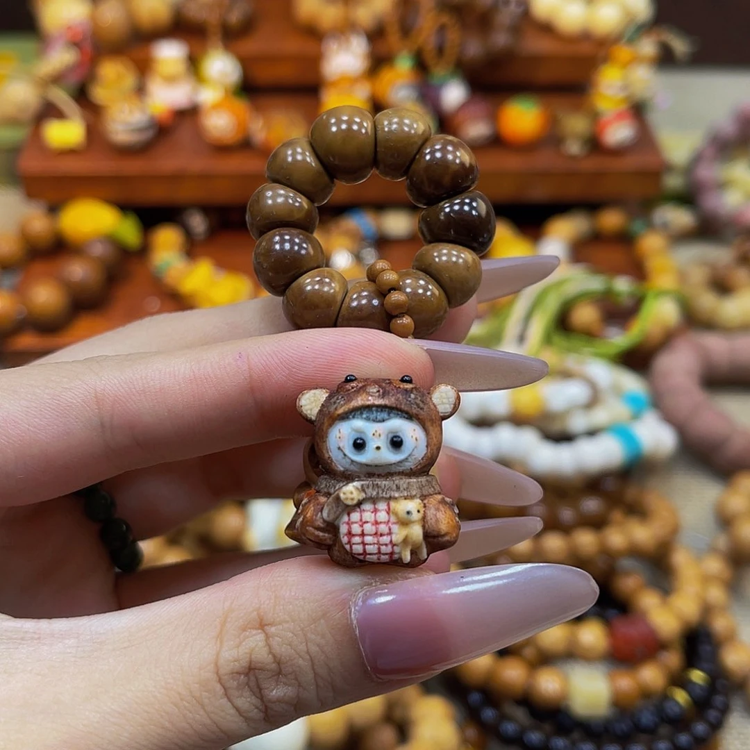 菩提手串/手链库克手捻搭配labubu