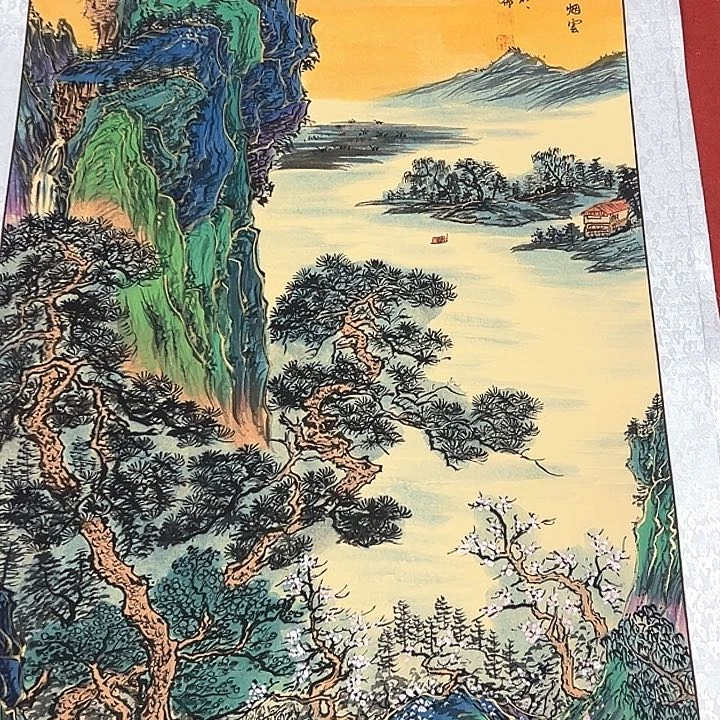 国画新年伊始纯手绘画