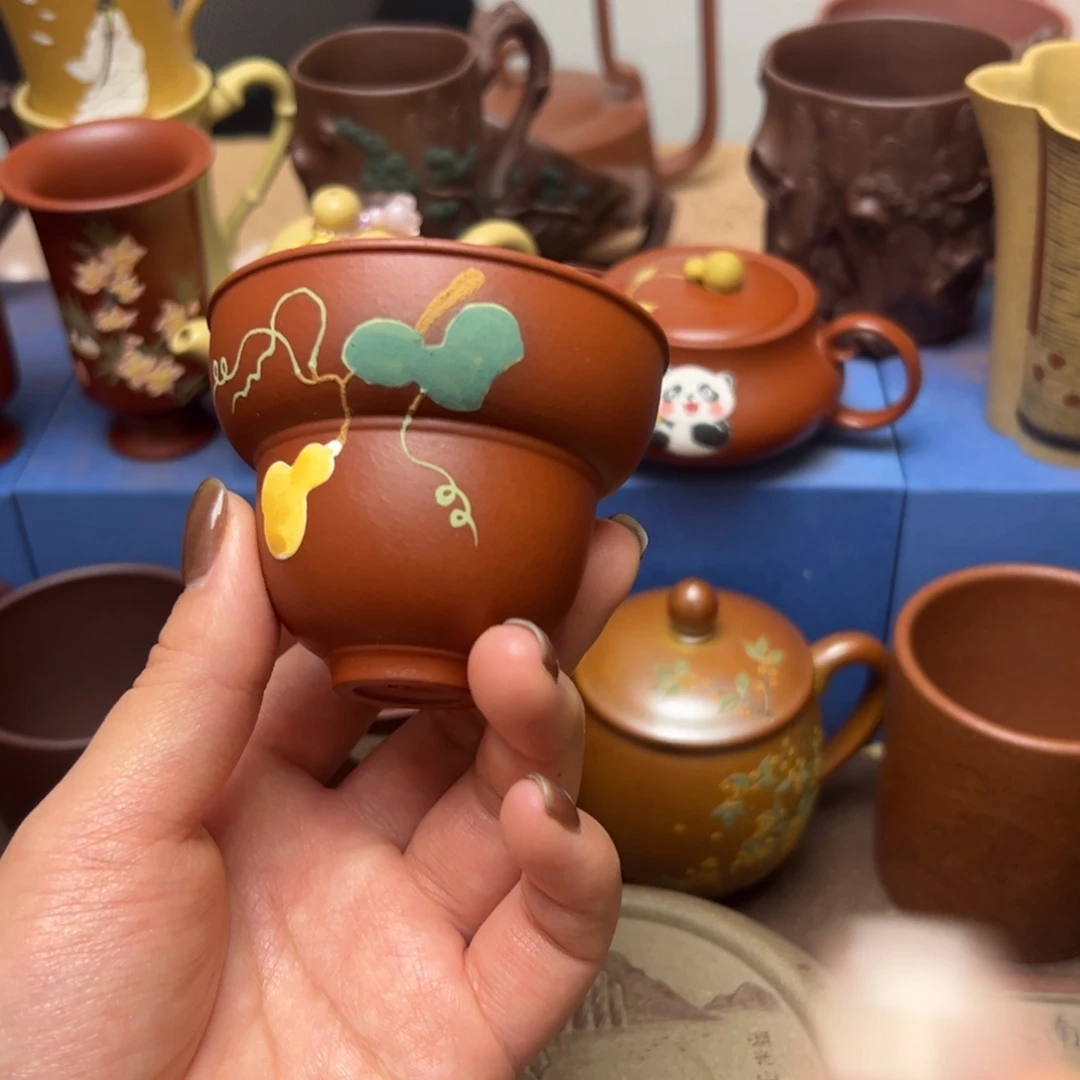 紫砂茶杯紫砂主人杯