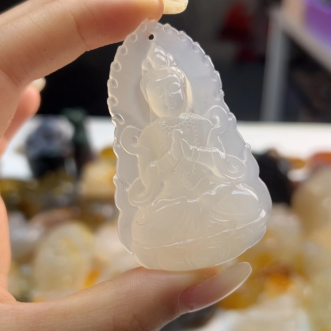 玛瑙/玉髓未镶嵌吊坠(不含链)