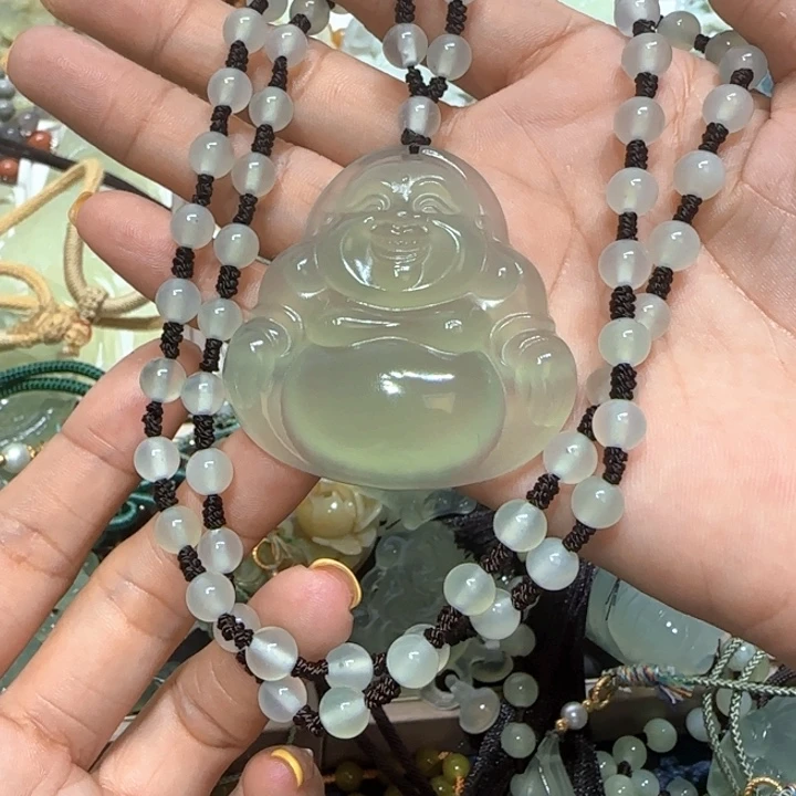 蛇纹石玉未镶嵌吊坠