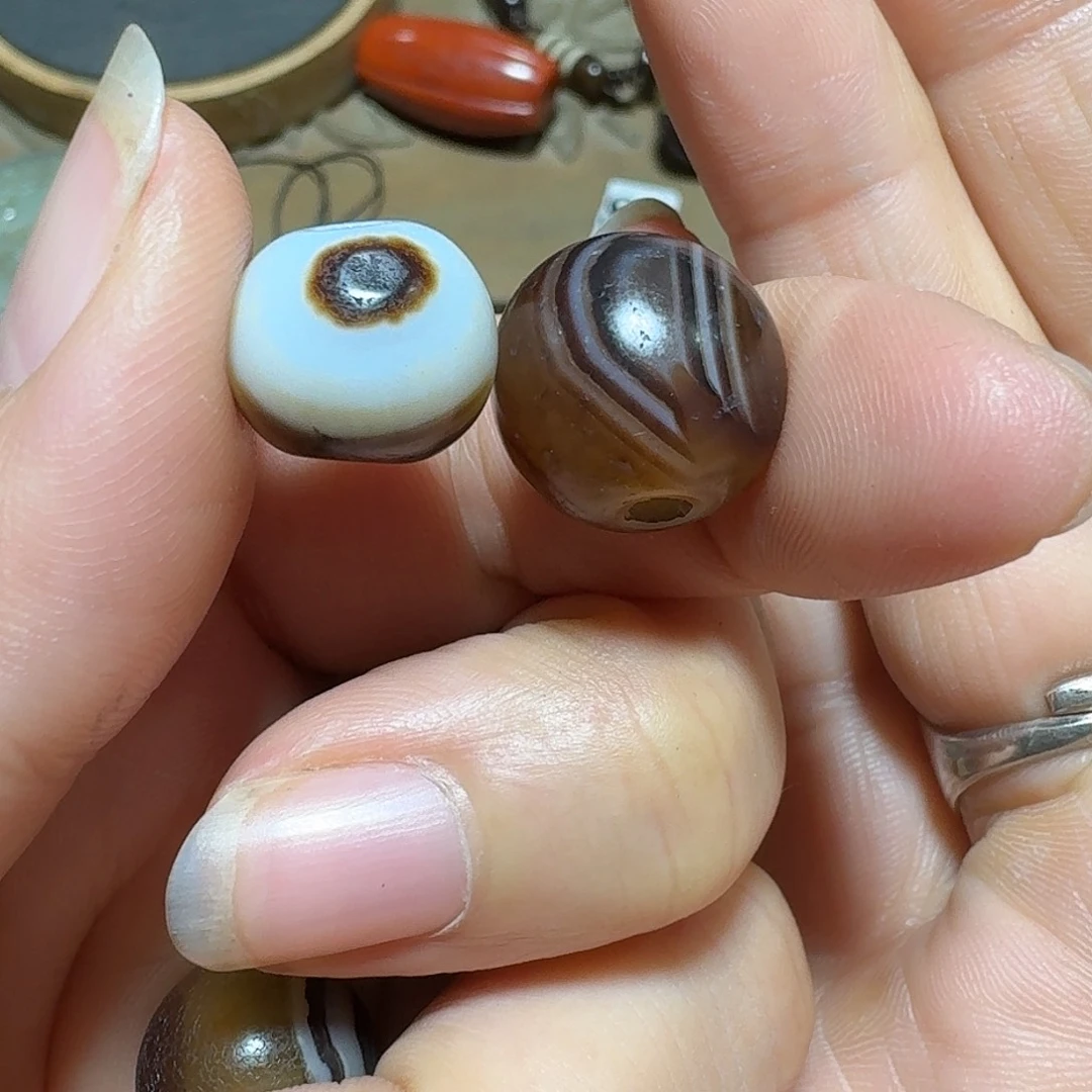 一***子玛瑙/玉髓未镶嵌车挂