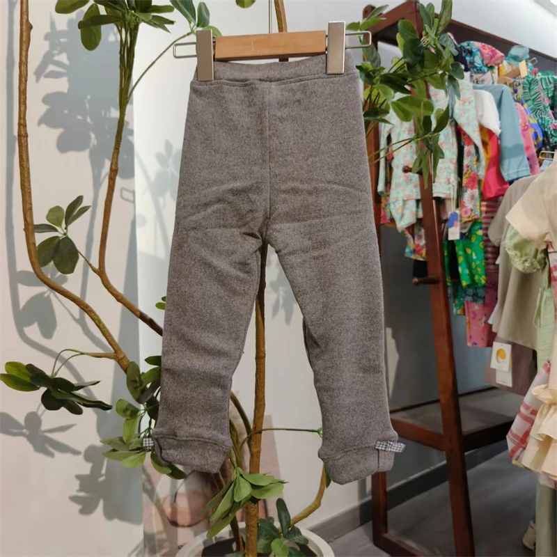 1227儿童时尚休闲加绒打底裤-450