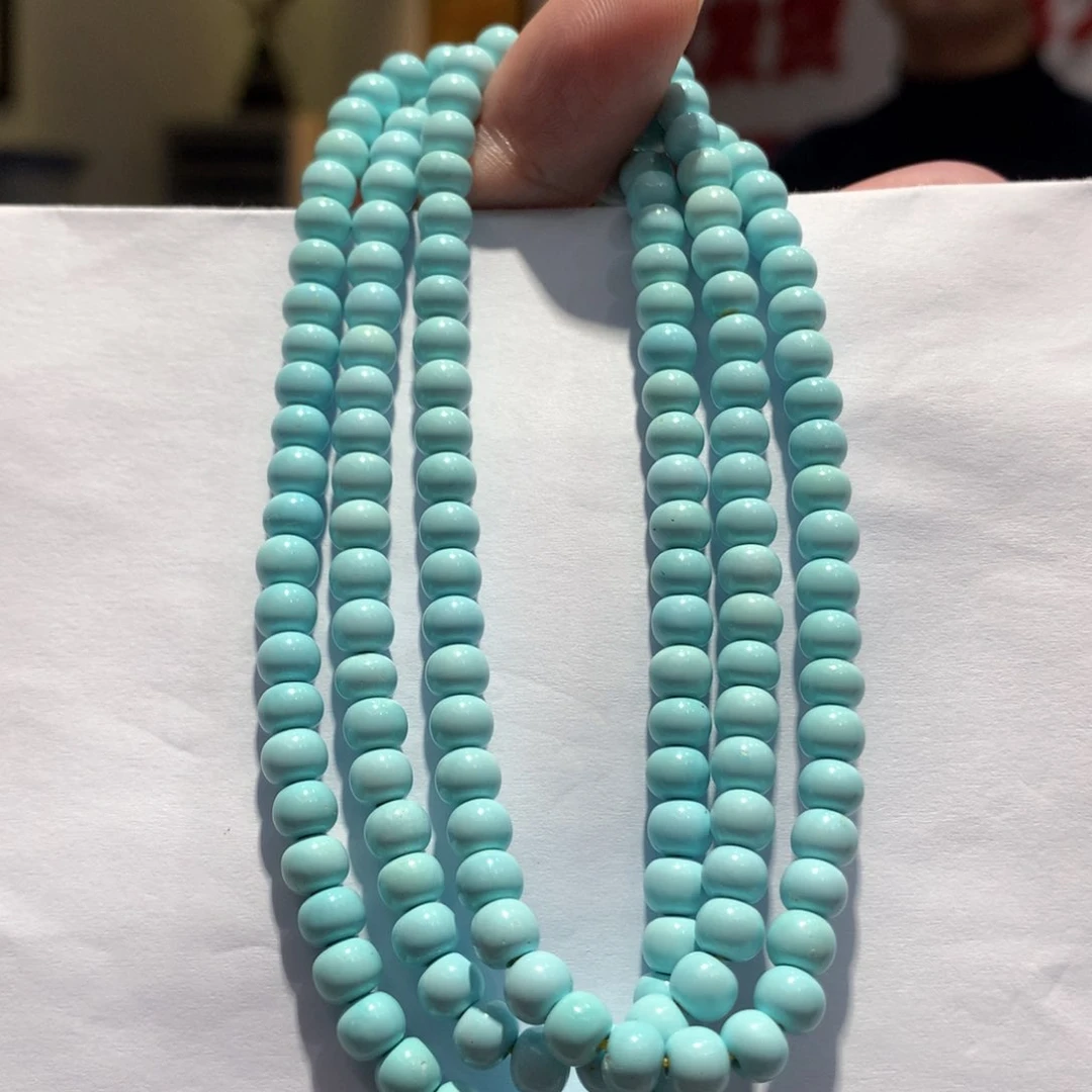 未镶嵌绿松石长链