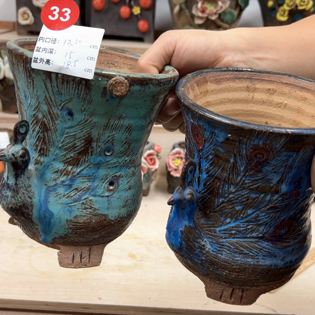 紫砂花盆33号原476元，超级福利2个组合