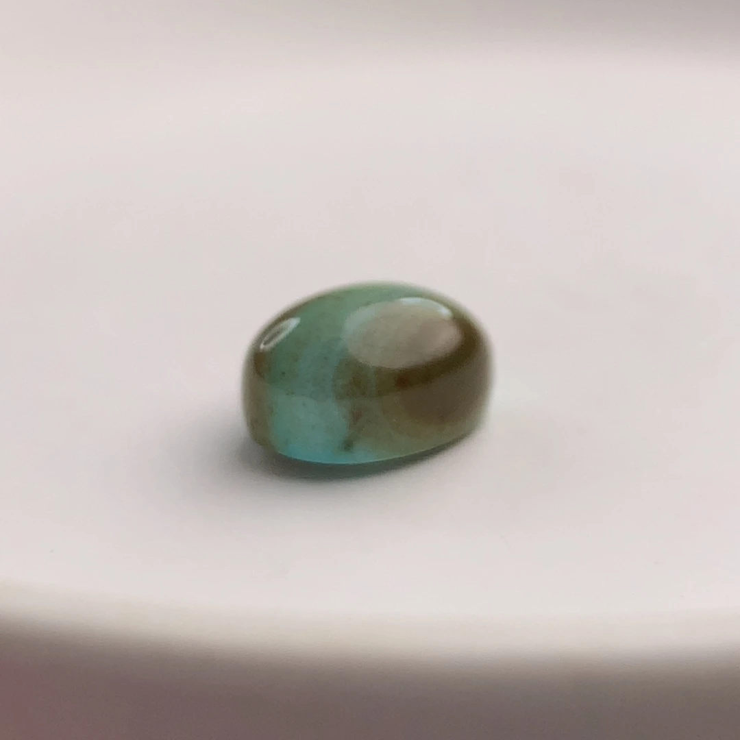 未镶嵌绿松石水波纹戒面