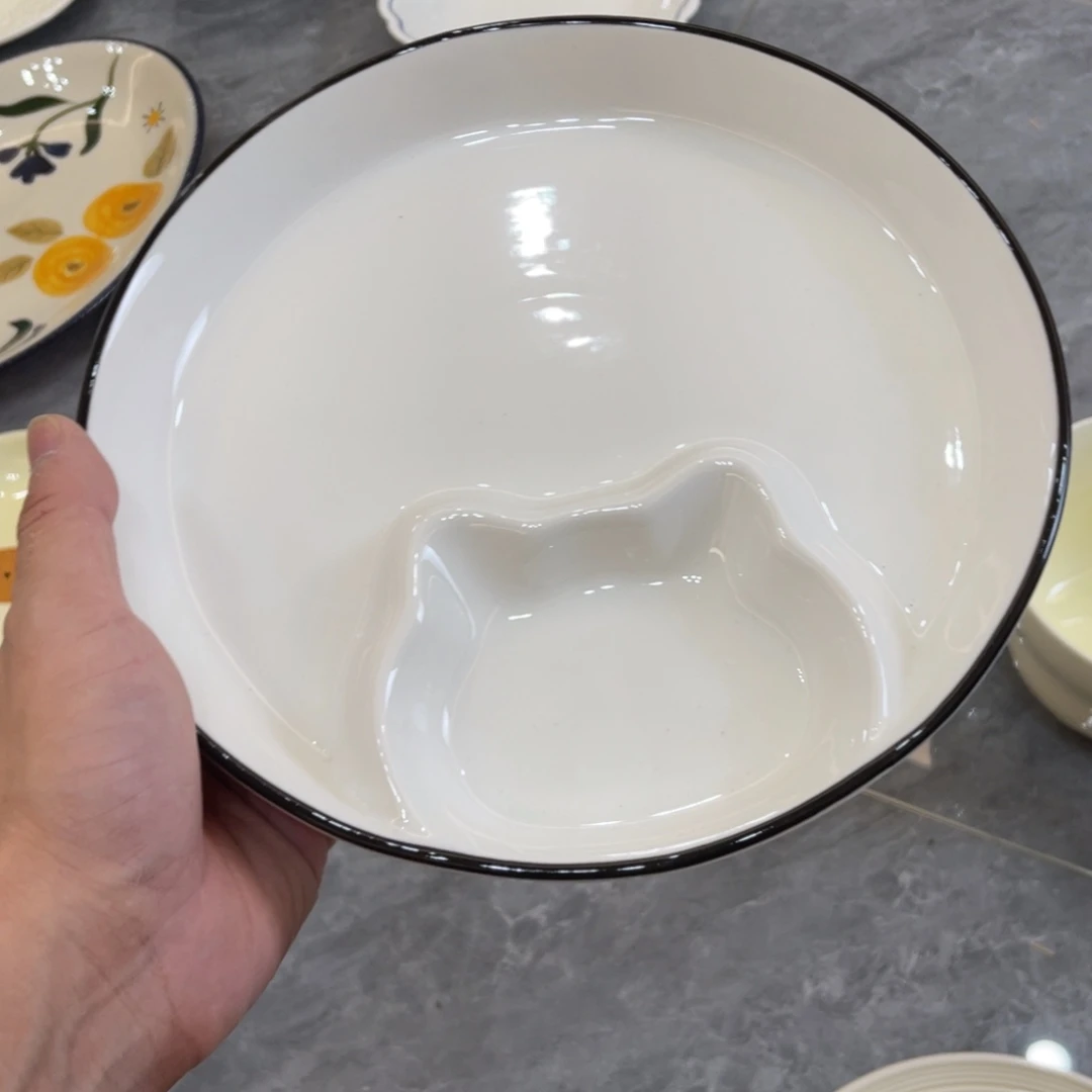 陶瓷微瑕餐具介意勿拍，满18飞！