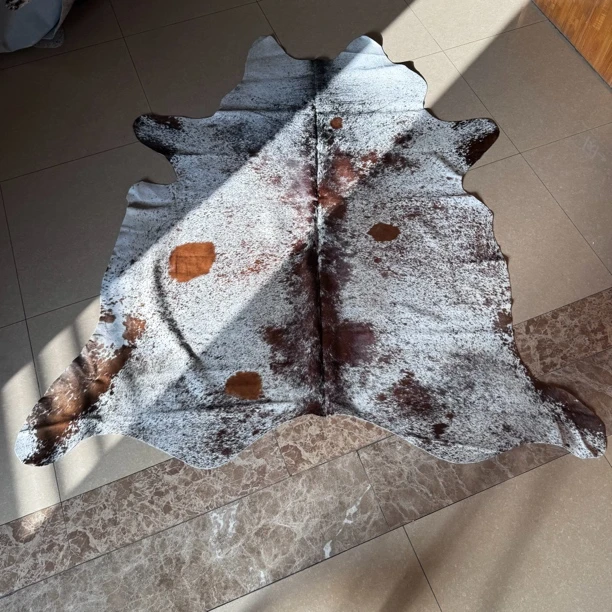 【本尼家】P16 250*230cm专拍牛皮地毯家用轻奢手工