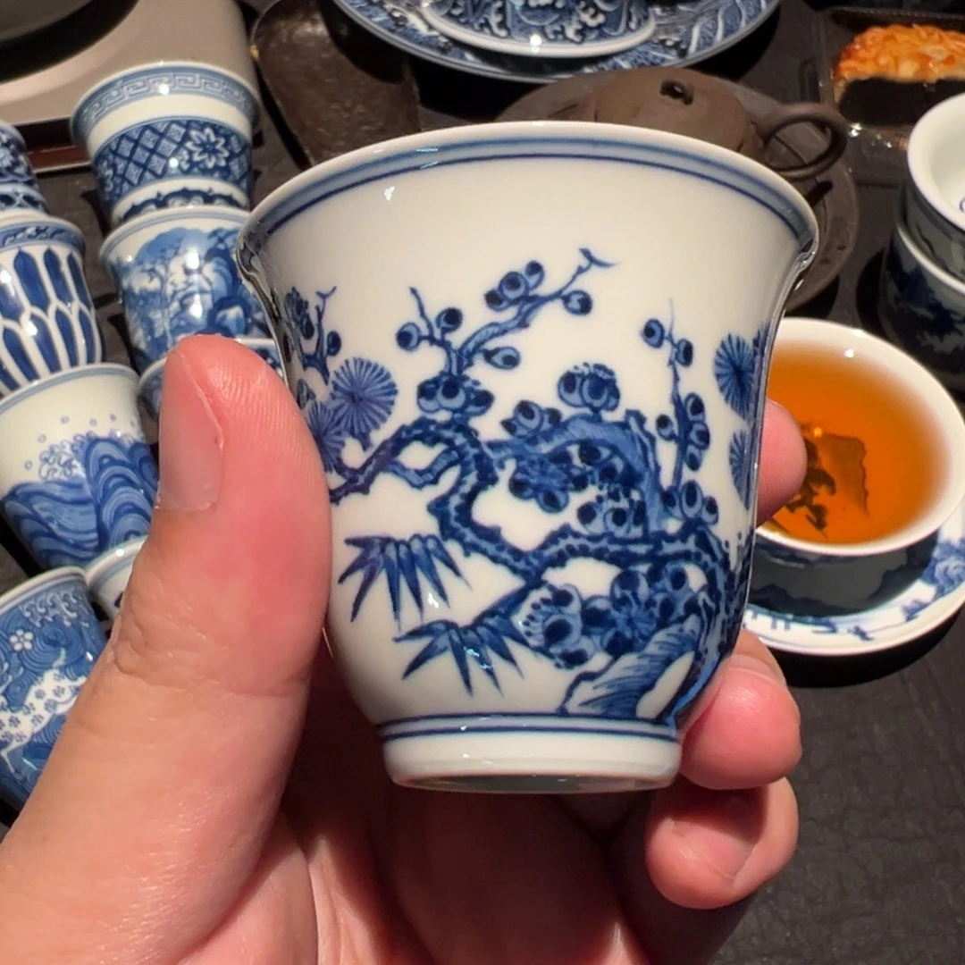 杯子松竹梅闻香杯