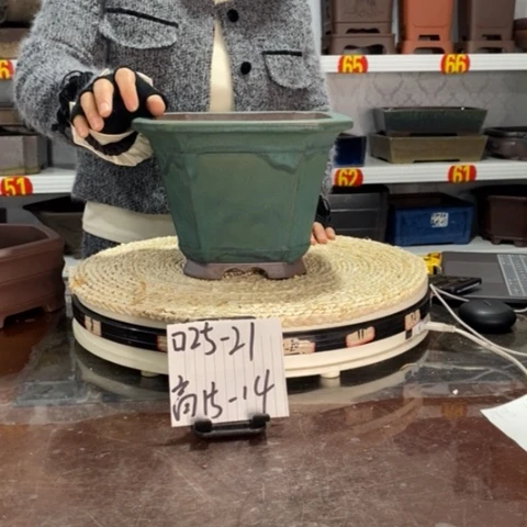 紫砂宜兴紫砂花盆