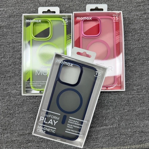 摩米士MOMAX动感金属iPhone15系列磨砂磁吸防摔手机壳