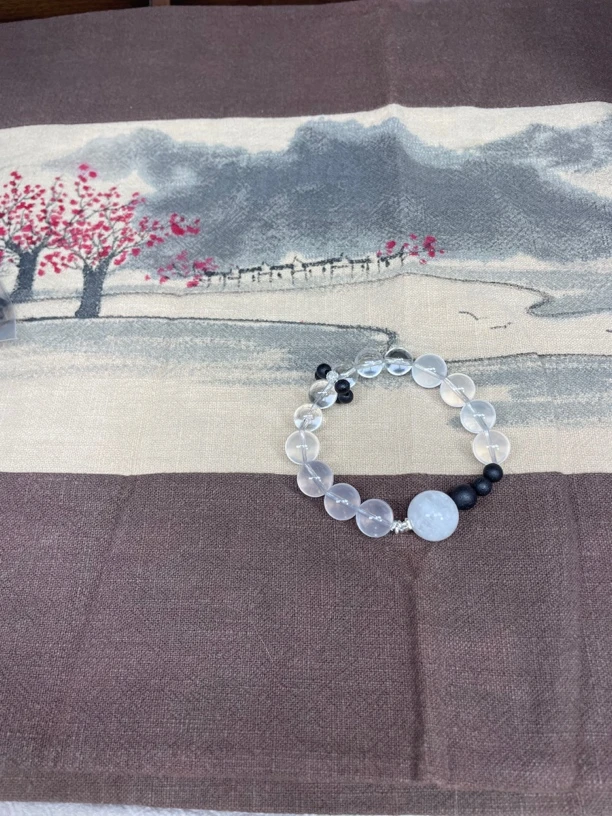 W8033-【神隐】降真香雪花手串