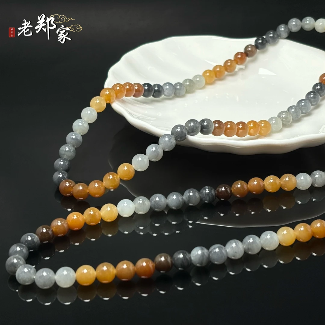【老郑家】和田玉DIY项链 多样性发一件 约8mm