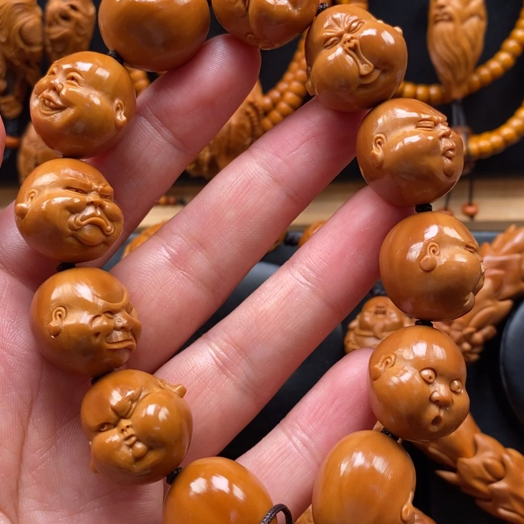 橄榄核手串手工百态