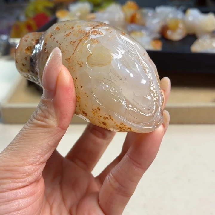 玛瑙/玉髓未镶嵌吊坠(不含链)