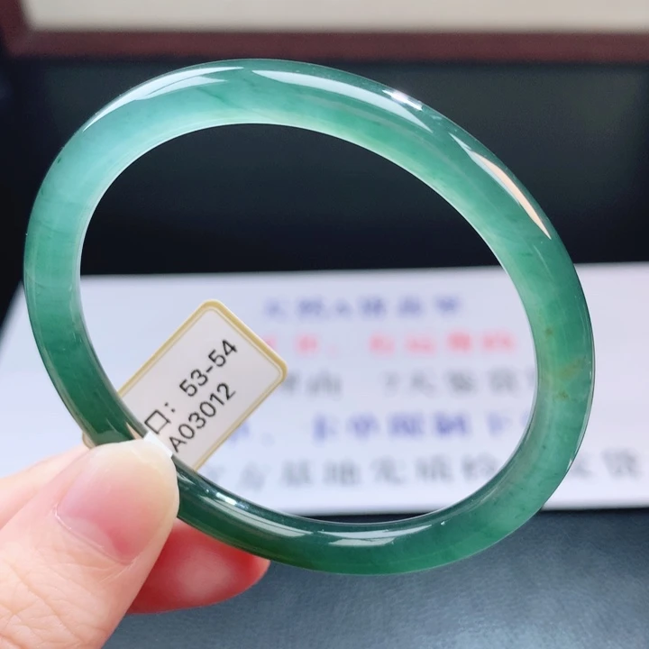 翡翠未镶嵌手镯翡翠手镯80