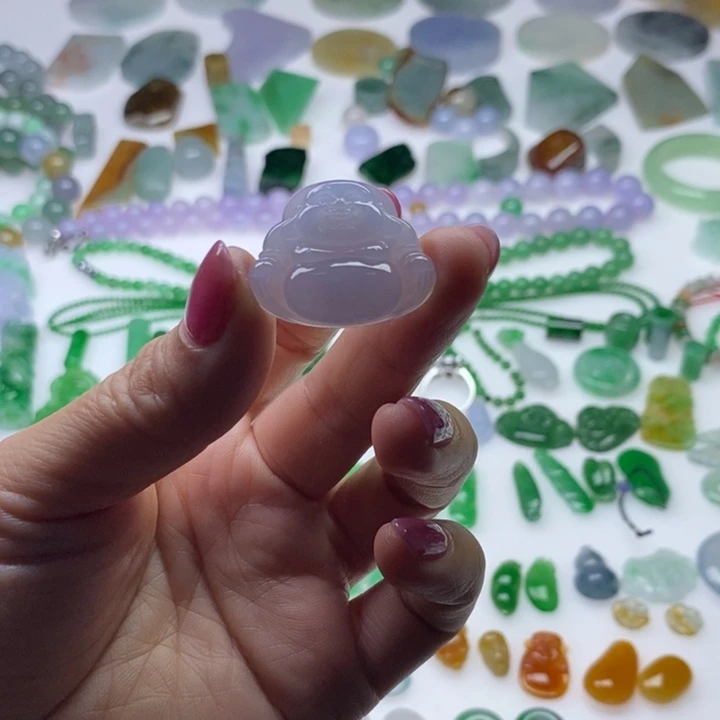 翡翠未镶嵌挂件天然翡翠