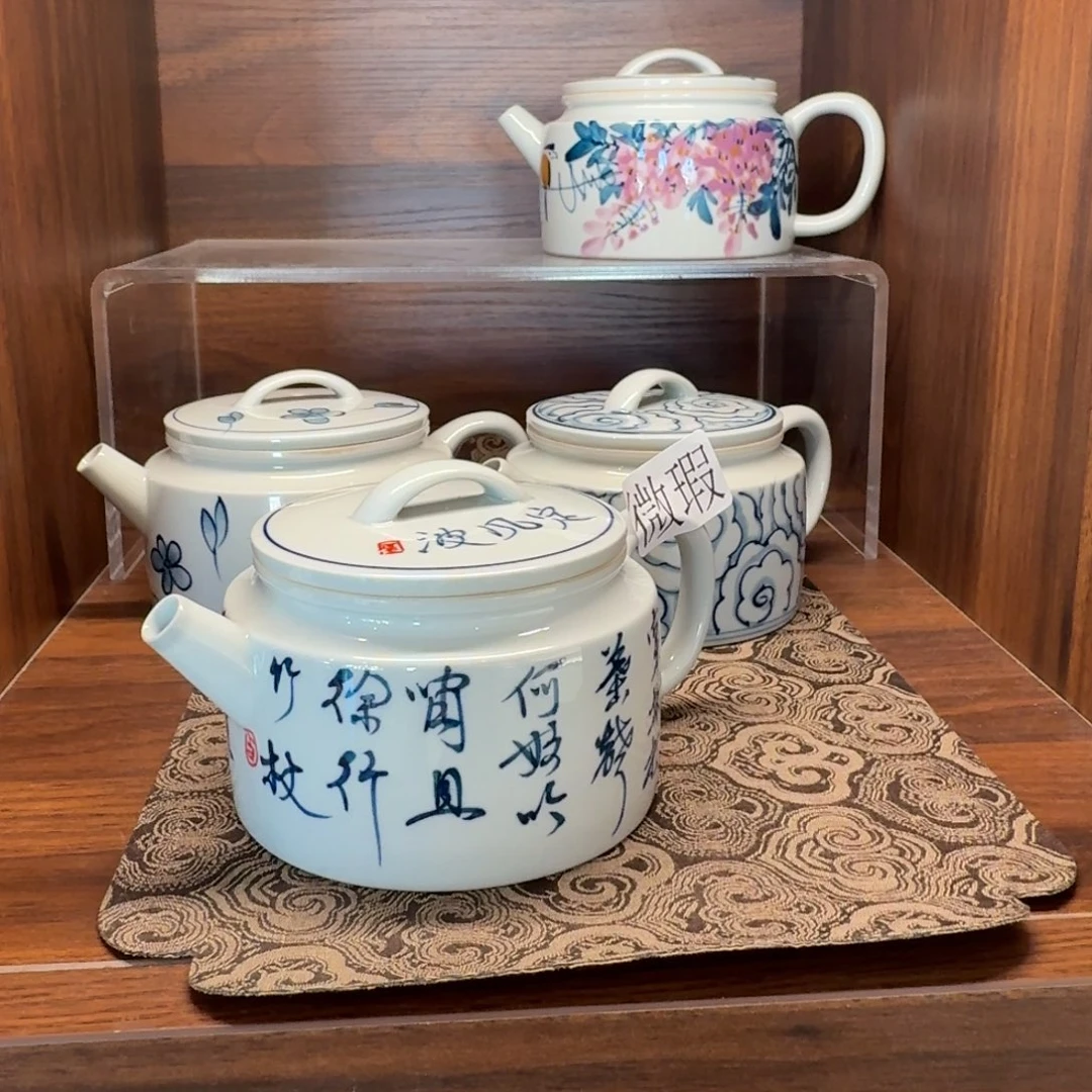 釉下彩纯手绘微瑕