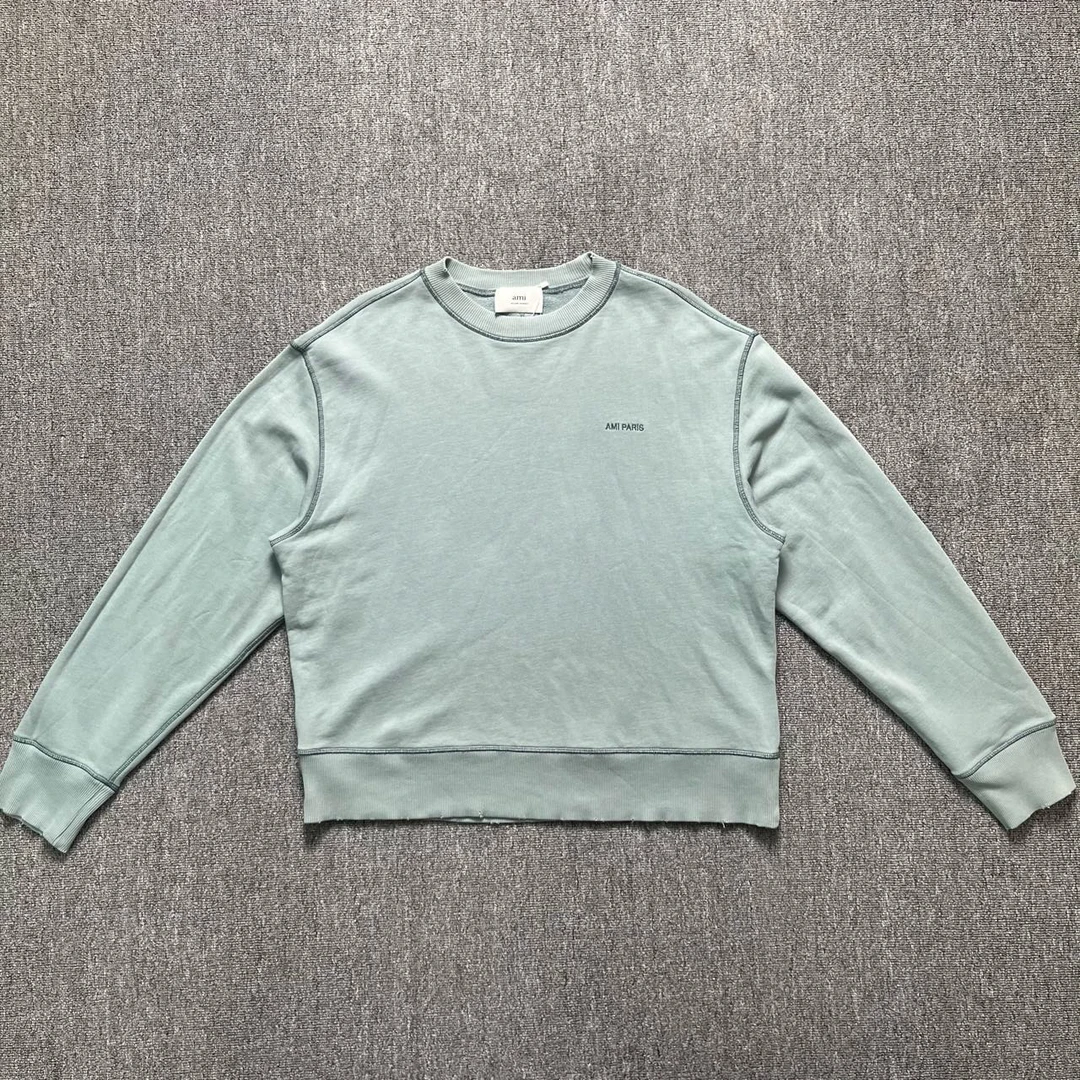 99新 AMIRI 蓝色卫衣/OS M码/99新/11074