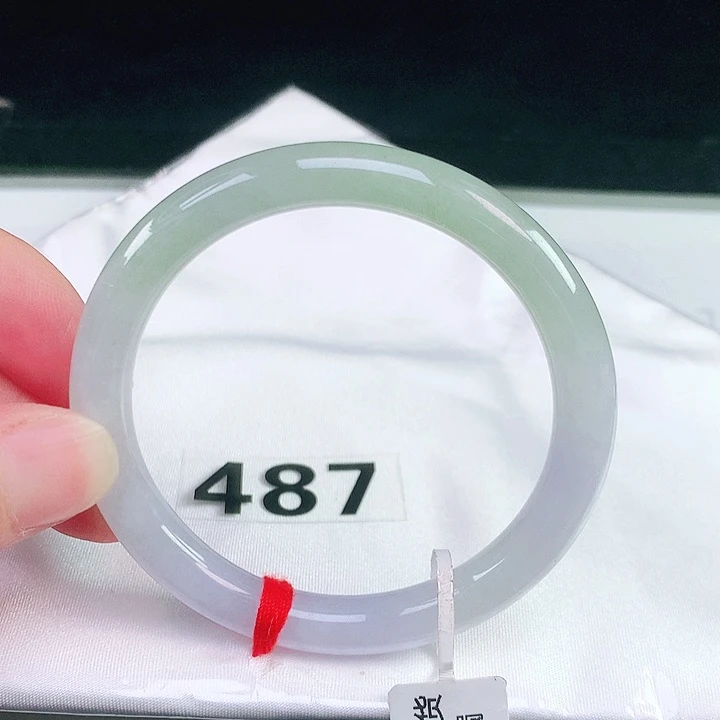 翡翠未镶嵌手镯（圆镯）487