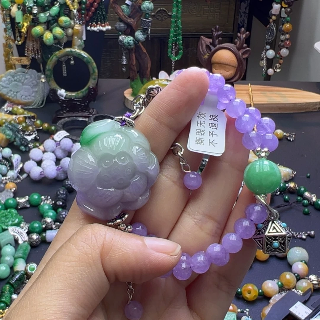 炎***询未镶嵌手链翡翠199