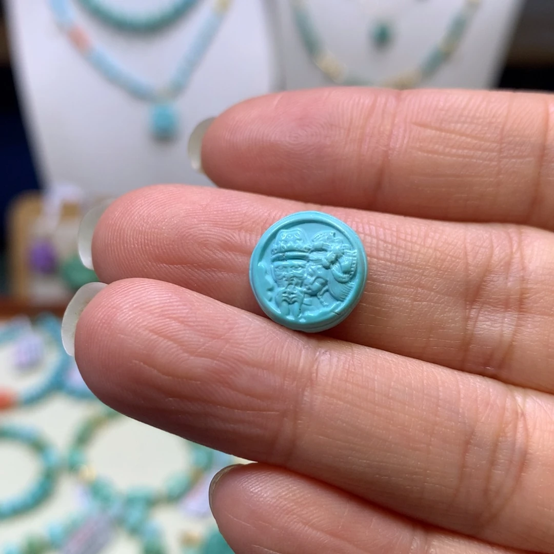 绿松石未镶嵌配饰