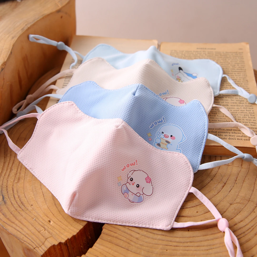 0-3岁2儿童口罩秋冬季保暖男女宝宝小童卡通可爱纯棉透气可水洗薄