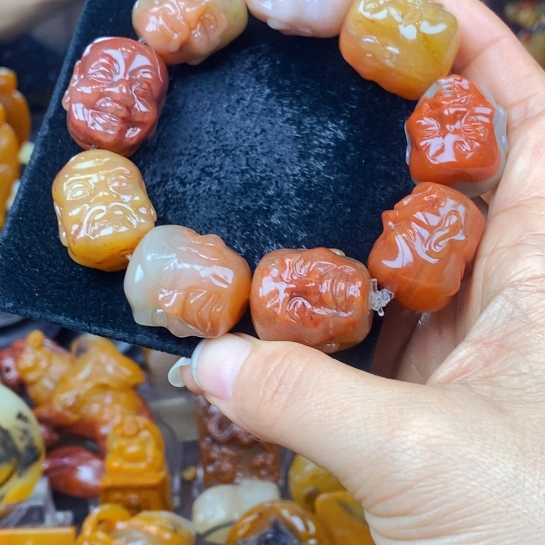 未镶嵌石英质玉（黄龙玉）吊坠(不含链)