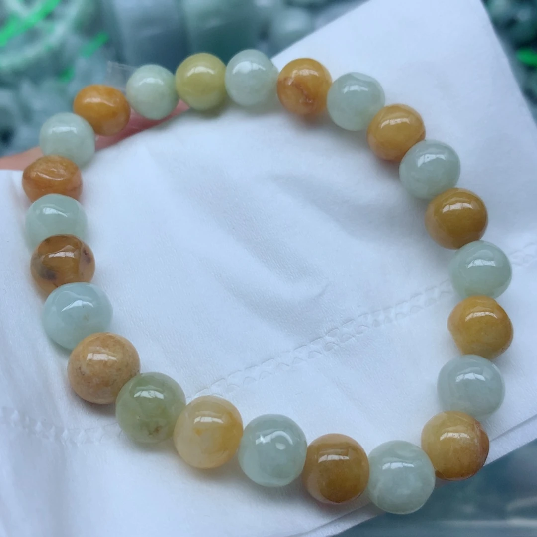 翡翠未镶嵌颈饰手串