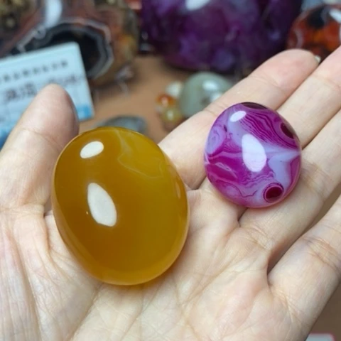 未镶嵌玛瑙/玉髓珠宝奇石清**河打孔不退不换