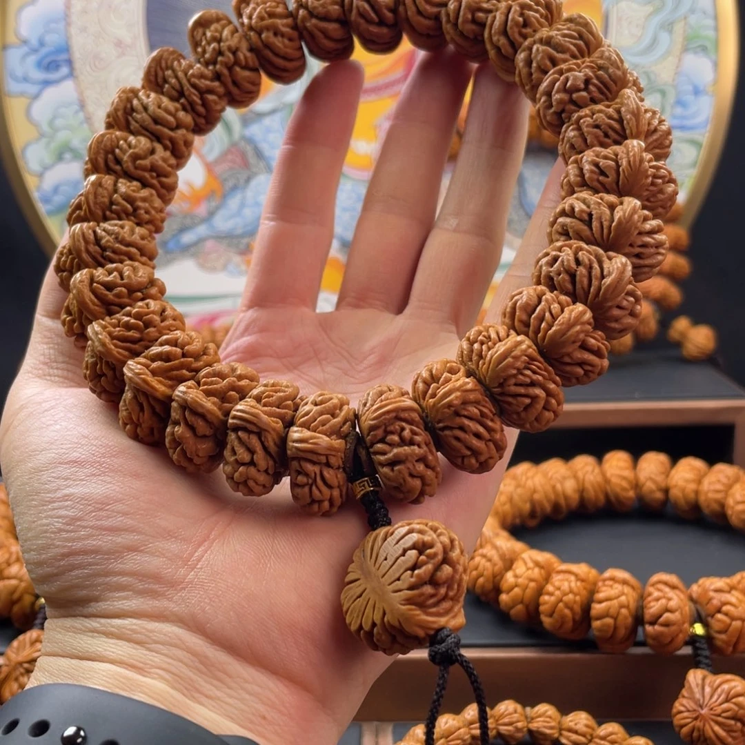 桃核手串太****）25刺龙手持