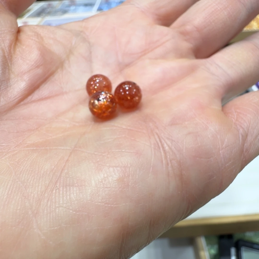 珠宝半成品未镶嵌水晶打孔定制、不退不换