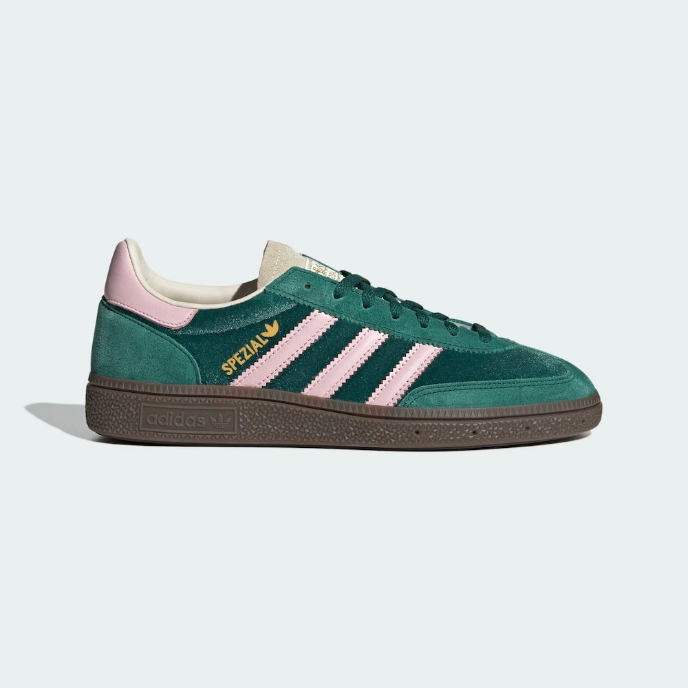 Adidas三叶草HANDBALL SPEZIAL W 复古运动板鞋德训鞋T头鞋JI2648