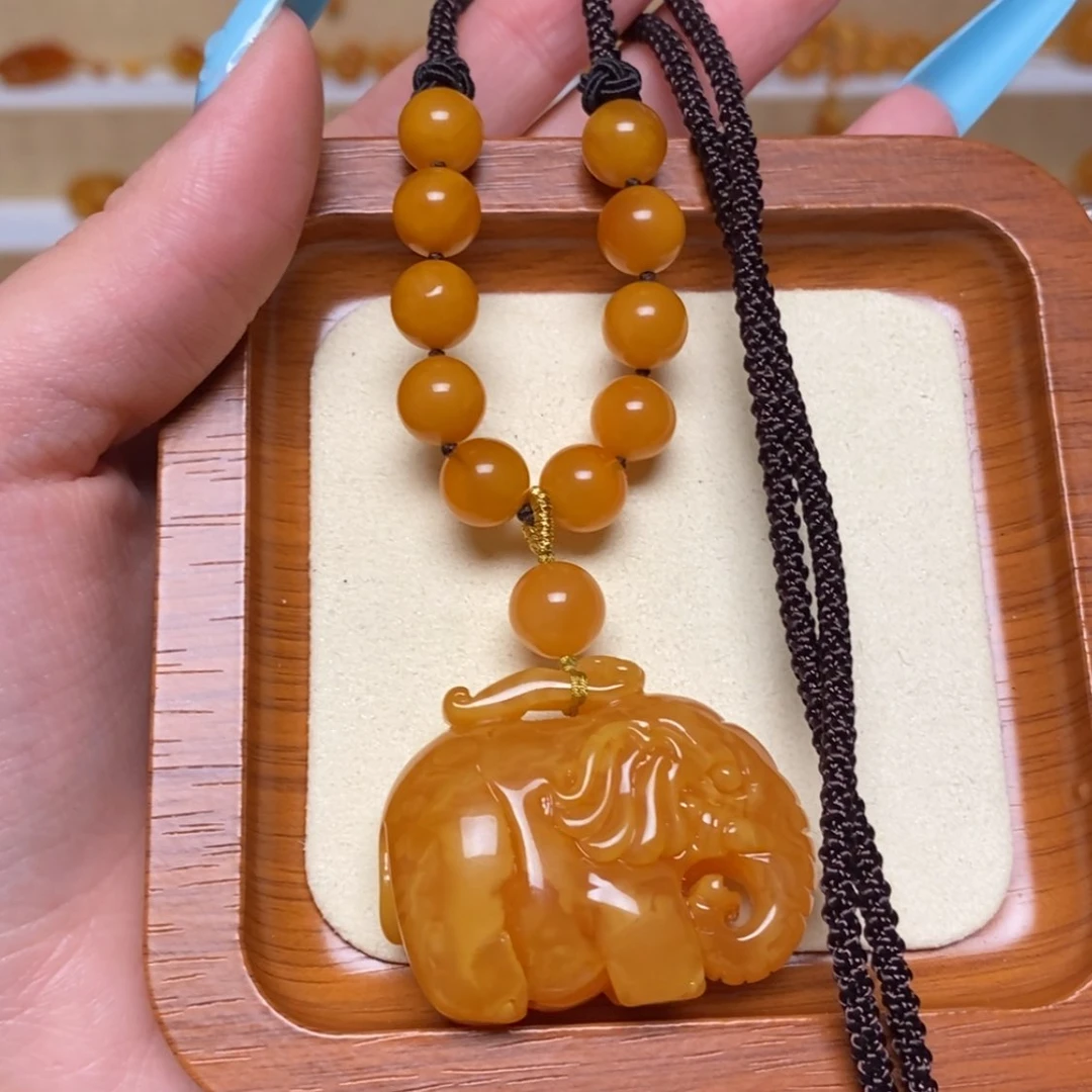 【闪购商品】未镶嵌颈饰蜜蜡项链