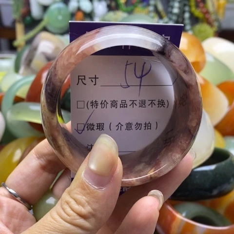 未镶嵌手镯石英质玉