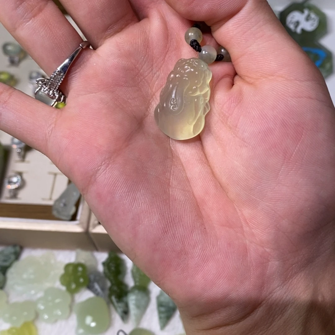 安***华未镶嵌岫玉吊坠(不含链)