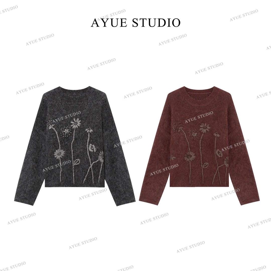 AYUE「乌托邦」72%马海毛+尼龙+氨纶的黄金配比毛衣2108