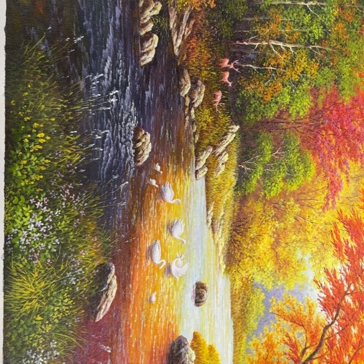 油画图小宇路与图图