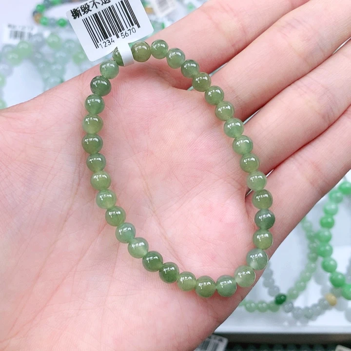 未镶嵌手链翡翠翡翠