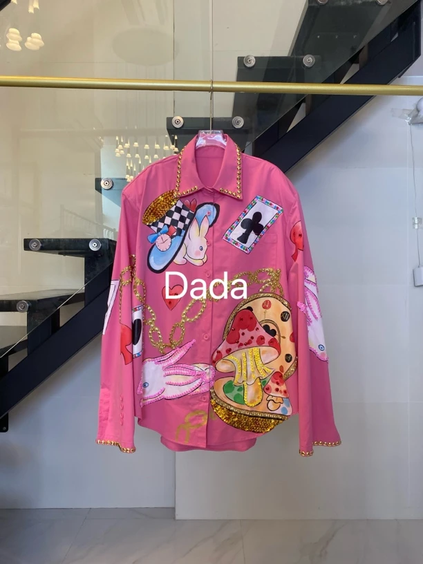 Dada原创设计师重工定制大版衬衣