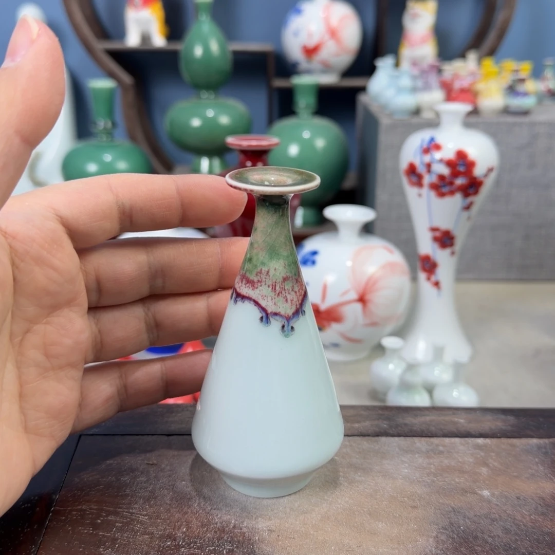 陶瓷手工小花器摆件