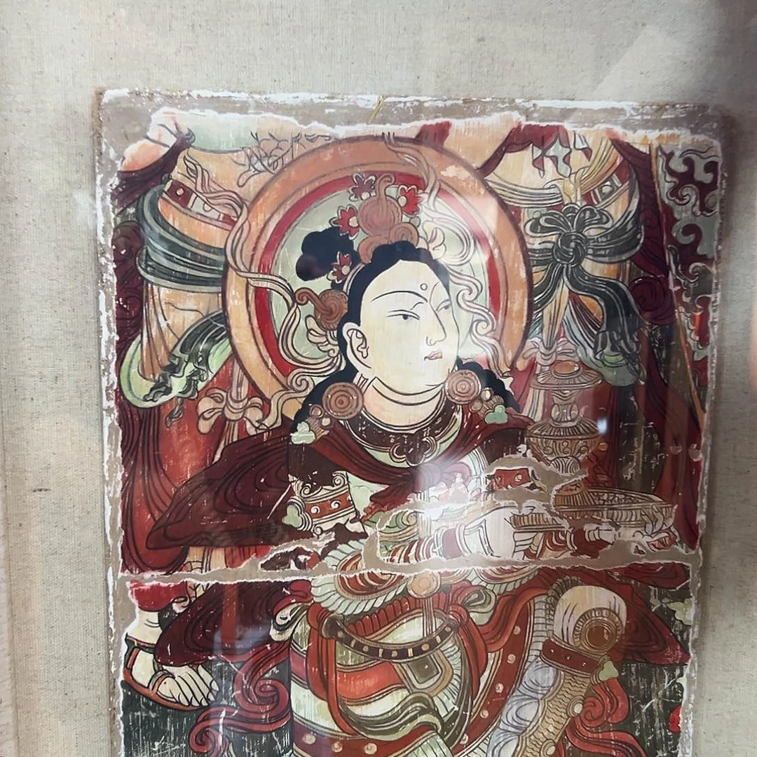 书法刘一凡摹绘壁画